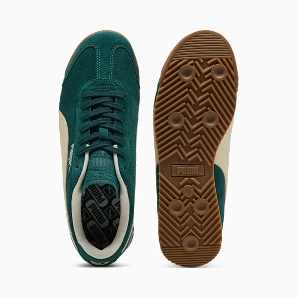 Roma Suede Sneakers Unisex, Green Terrain-Alpine Snow, extralarge-GBR