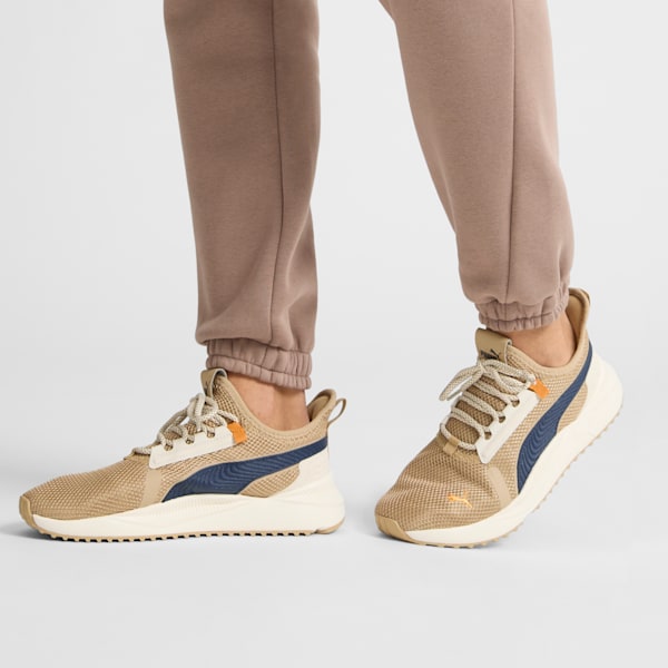 Tenis para hombre PacerFuture Street Plus, Prairie Tan-Club Navy-Alpine Snow, extralarge