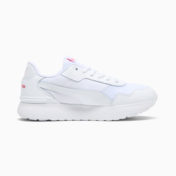 Tenis para mujer R78 Voyage Tumbled Sneaker, PUMA White-PUMA White-Passionfruit, extralarge