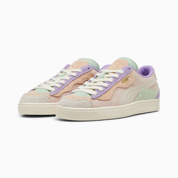 Tenis de gamuza Trippy, Island Green-Fresh Mint-Frosted Ivory, extralarge