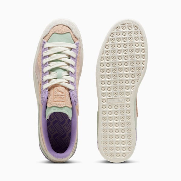 Tenis de gamuza Trippy, Island Green-Fresh Mint-Frosted Ivory, extralarge