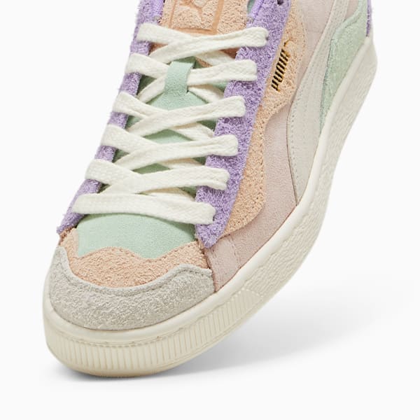 Tenis de gamuza Trippy, Island Green-Fresh Mint-Frosted Ivory, extralarge