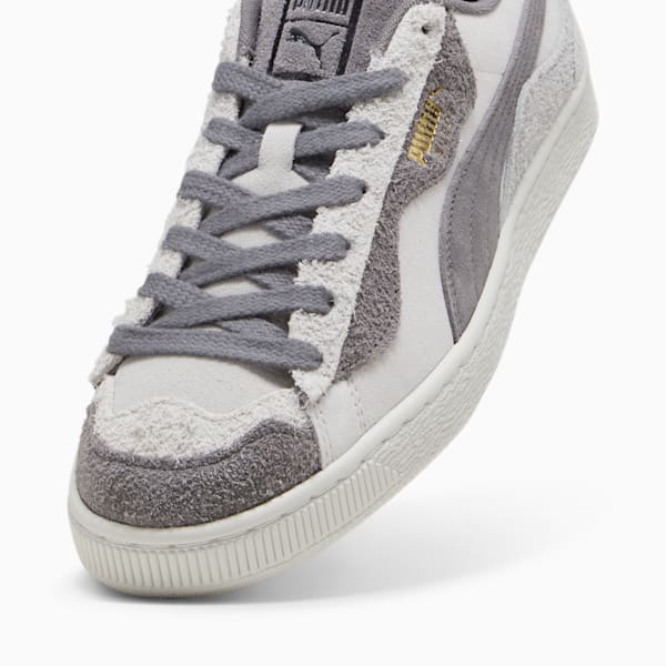 Tenis de gamuza Trippy, Feather Gray-Cool Dark Gray-Feather Gray, extralarge