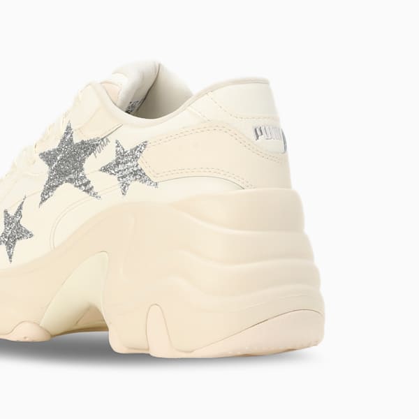Pulsar Wedge Star Women's Sneakers, Frosted Ivory-PUMA Silver, extralarge-IND
