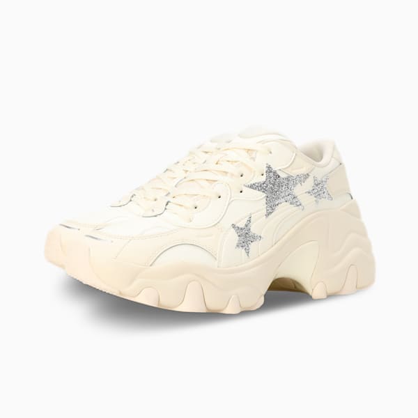 Pulsar Wedge Star Women's Sneakers, Frosted Ivory-PUMA Silver, extralarge-IND