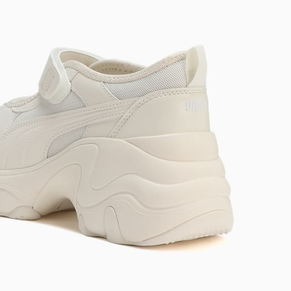 ウィメンズ パルサー ウェッジ サンダル, Warm White-PUMA White, extralarge-JPN