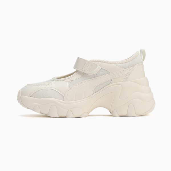 ウィメンズ パルサー ウェッジ サンダル, Warm White-PUMA White, extralarge-JPN