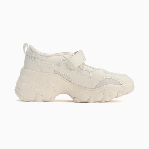 ウィメンズ パルサー ウェッジ サンダル, Warm White-PUMA White, extralarge-JPN