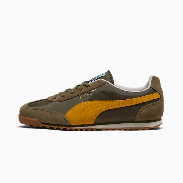 Arizona Nylon Sneakers, Loden Green-Archive Gold, extralarge
