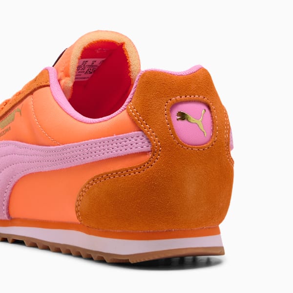 Arizona Nylon Sneakers, Orange Glo-Poised Pink-PUMA Gold, extralarge