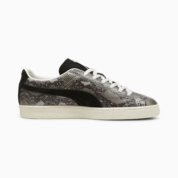 ユニセックス スウェード スプリト スニーカー, PUMA Black-Smokey Gray-Frosted Ivory, extralarge-JPN