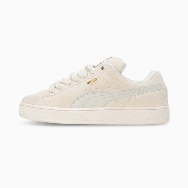 Suede XL Rope Sneakers, Frosted Ivory-Vapor Gray, extralarge-IND