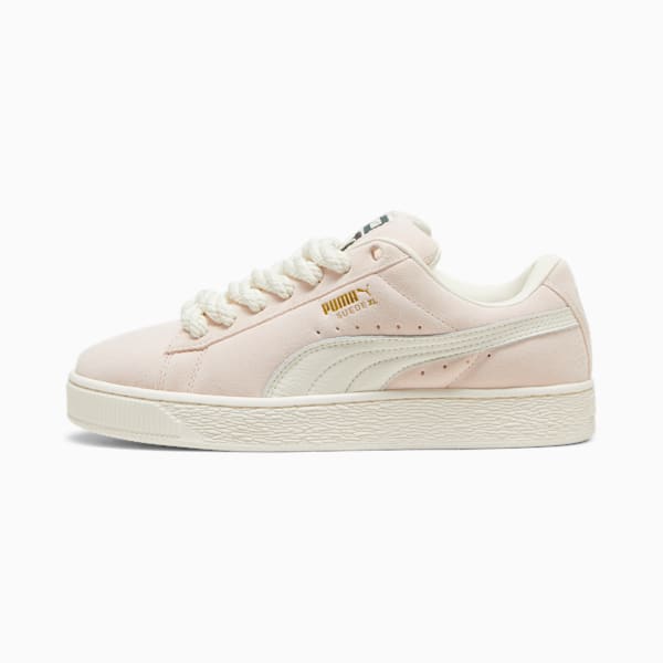 Sneakers Suede XL Rope, Warm White-Island Pink, extralarge