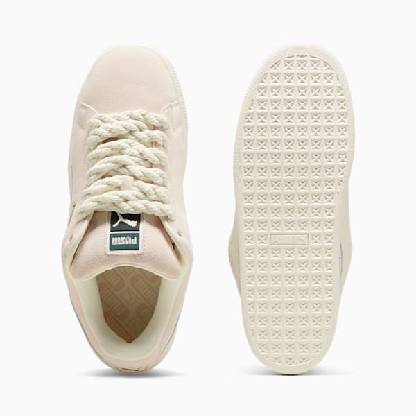 Sneakers Suede XL Rope, Warm White-Island Pink, extralarge