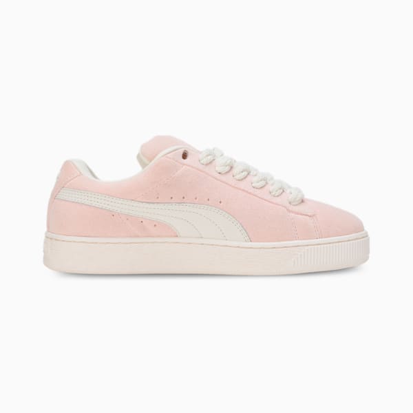 Suede XL Rope Sneakers, Warm White-Island Pink, extralarge-IND