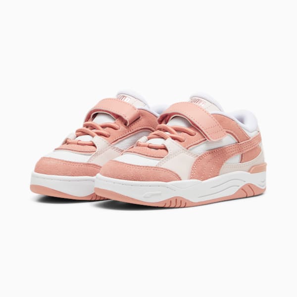 PUMA-180 Little Kids' Sneakers, PUMA White-Deeva Peach, extralarge