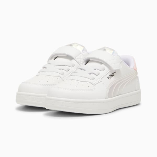 Caven 2.0 Holo Little Kids' Sneakers, PUMA White-Mauve Mist-PUMA Silver, extralarge