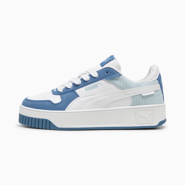 Carina Street Cord Big Kids' Sneakers, Blue Horizon-PUMA White-Frosted Dew, extralarge