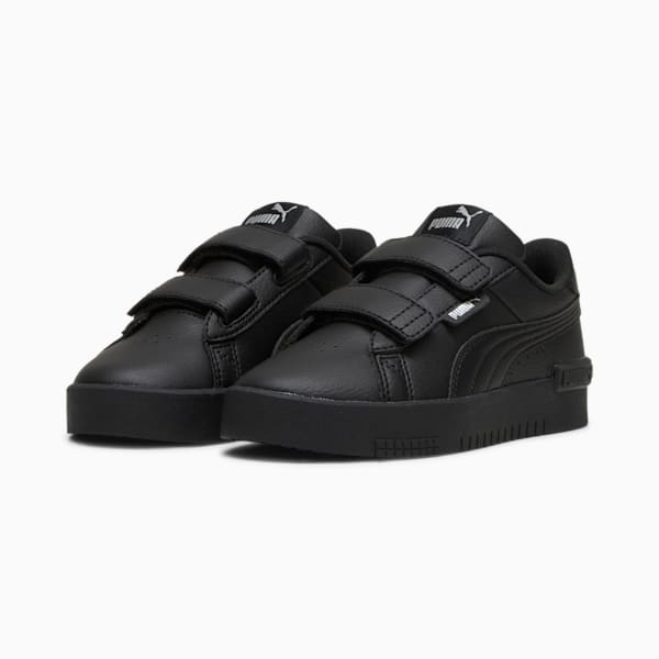 Black puma junior trainers top