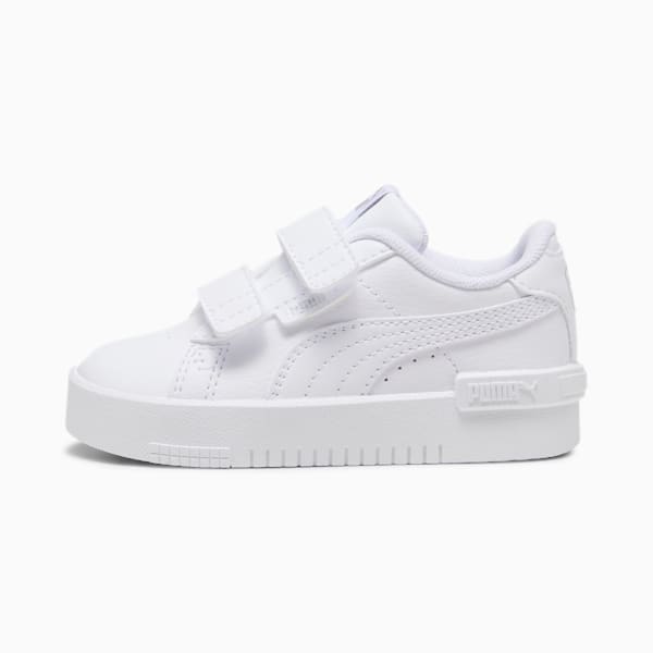 Zapatillas Jada V para niños pequeños, Puma White-Puma Silver, extralarge