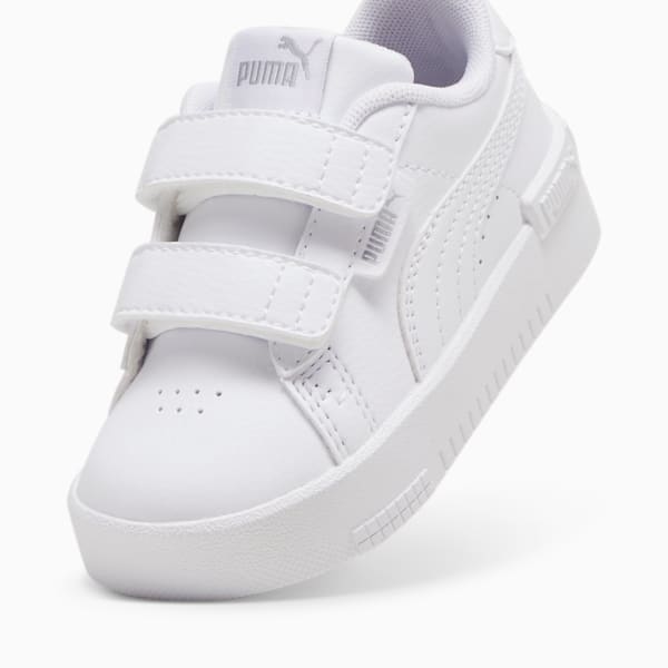 Zapatillas Jada V para niños pequeños, Puma White-Puma Silver, extralarge