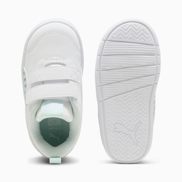 ベビー コートフレックス V3 ドッティ スニーカー 12-16cm, PUMA White-Peaceful Blue, extralarge-JPN