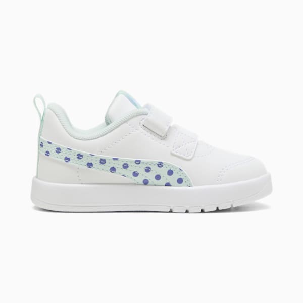 ベビー コートフレックス V3 ドッティ スニーカー 12-16cm, PUMA White-Peaceful Blue, extralarge-JPN