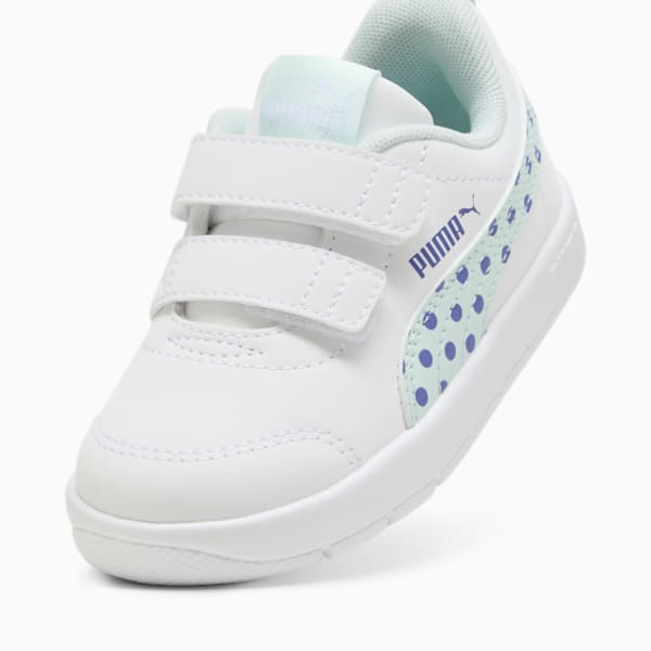 ベビー コートフレックス V3 ドッティ スニーカー 12-16cm, PUMA White-Peaceful Blue, extralarge-JPN