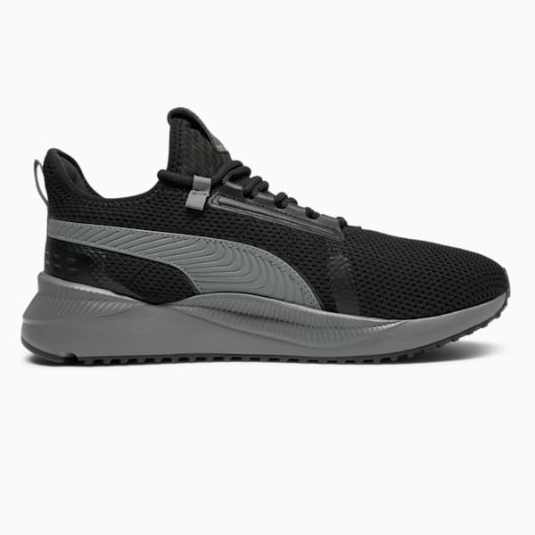 Pacer Street Men's Wide Sneakers, PUMA Black-Cool Dark Gray, extralarge