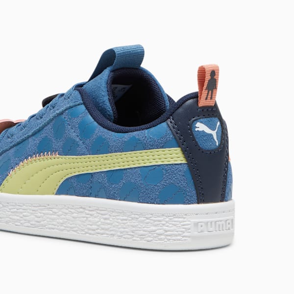 Tenis niños PUMA x TROLLS Suede Classic, Blue Horizon-Pistachio Green, extralarge