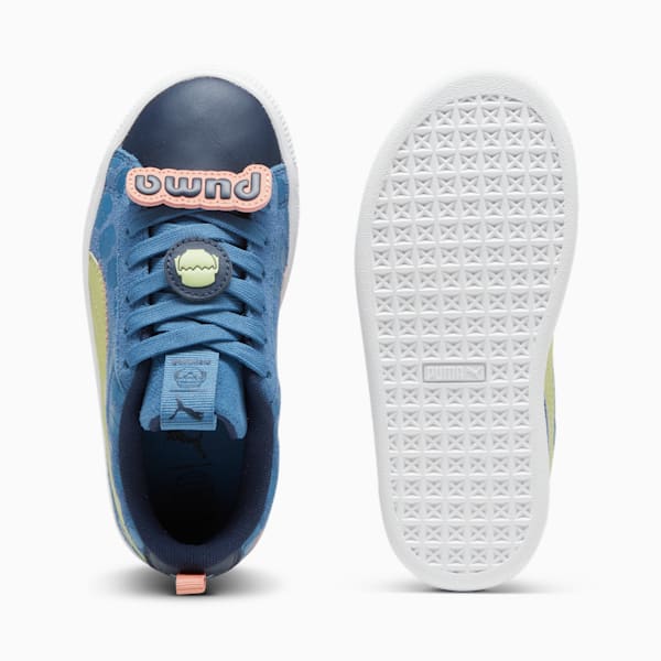 Tenis niños PUMA x TROLLS Suede Classic, Blue Horizon-Pistachio Green, extralarge