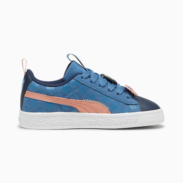 Tenis niños PUMA x TROLLS Suede Classic, Blue Horizon-Pistachio Green, extralarge