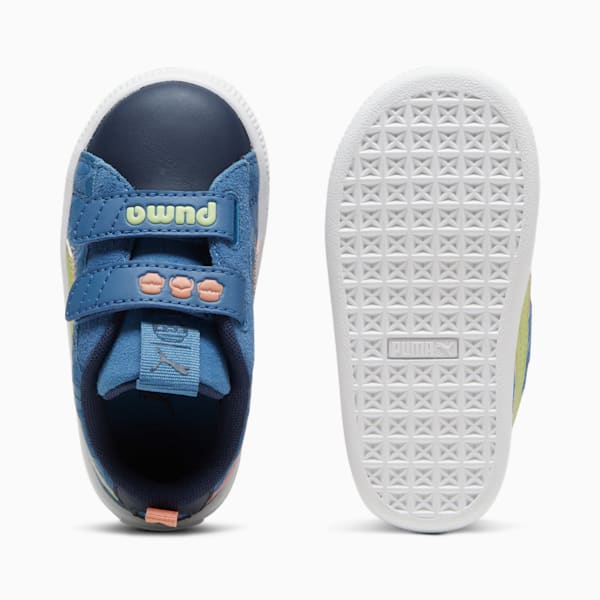 Tenis bebés PUMA x PLAYMOBIL® Suede Classic V, Blue Horizon-Pistachio Green, extralarge
