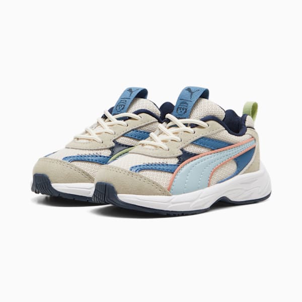 PUMA x PLAYMOBIL® Morphic Toddlers' Sneakers, Alpine Snow-Frosted Dew, extralarge
