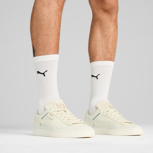 ユニセックス PUMA x PTC スウェード スニーカー, Alpine Snow-Warm White, extralarge-JPN