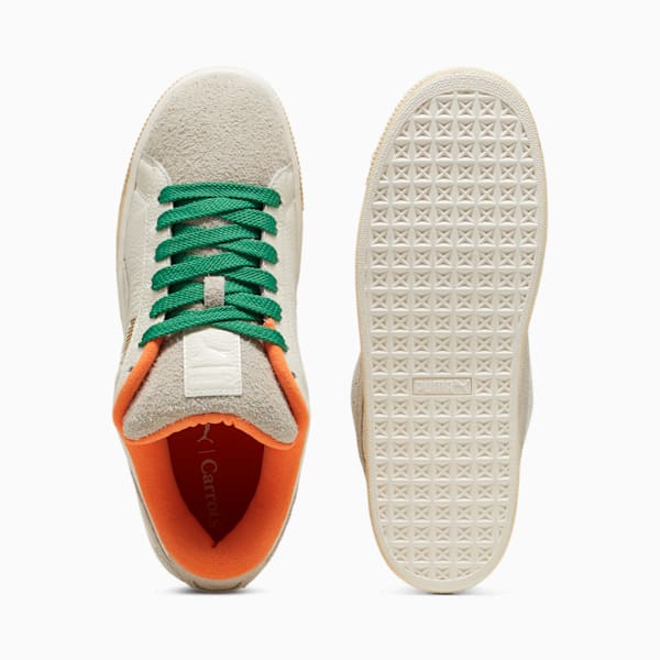 ユニセックス PUMA x CARROTS スウェード XL スニーカー 2, Warm White-Rickie Orange, extralarge-JPN