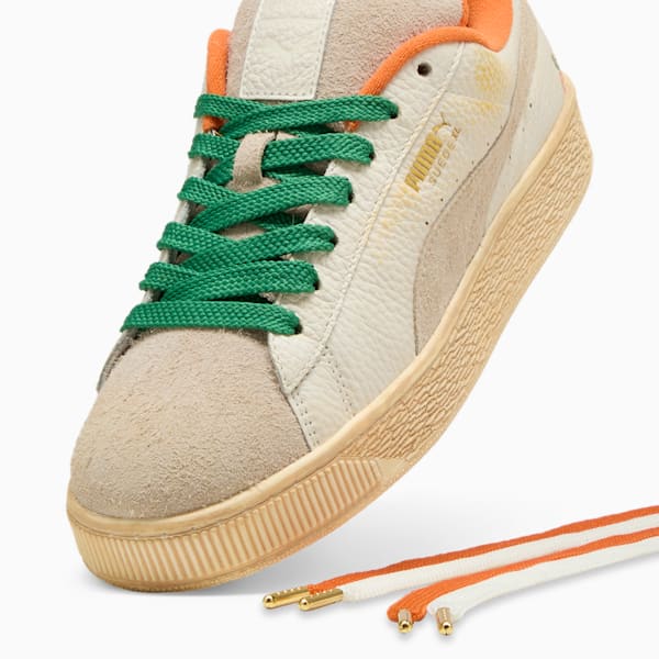 ユニセックス PUMA x CARROTS スウェード XL スニーカー 2, Warm White-Rickie Orange, extralarge-JPN