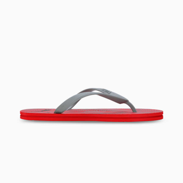 Griptex Men's Flip-Flops, For All Time Red-Cool Mid Gray-PUMA Black, extralarge-IND