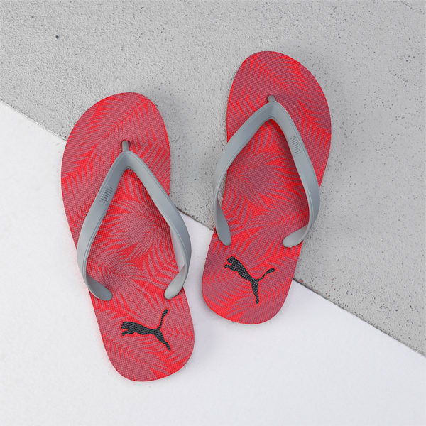 Griptex Men's Flip-Flops, For All Time Red-Cool Mid Gray-PUMA Black, extralarge-IND