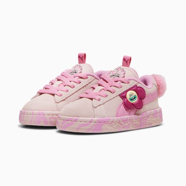 PUMA x TROLLS Suede Classic Toddlers' Sneakers, Mauve Mist-Mauved Out, extralarge