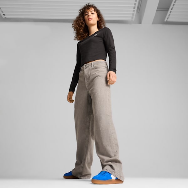 Tenis de mujer Palermo LaModa Vintage, Hyperlink Blue-Gum, extralarge