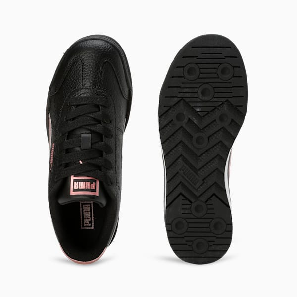 Roma Feminine Metallic Women's Sneakers, PUMA Black-Rose Gold, extralarge-IND