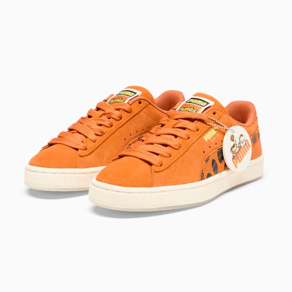 PUMA x CHEETOS® Suede Big Kids' Sneakers, Rickie Orange-For All Time Red-Warm White, extralarge