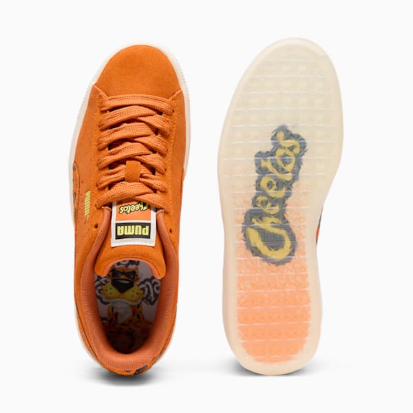 Tenis juvenil PUMA x CHEETOS® Suede, Rickie Orange-For All Time Red-Warm White, extralarge