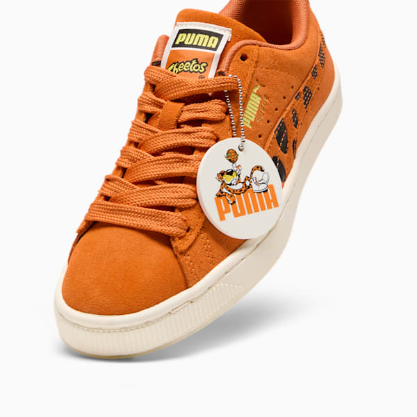 Tenis juvenil PUMA x CHEETOS® Suede, Rickie Orange-For All Time Red-Warm White, extralarge