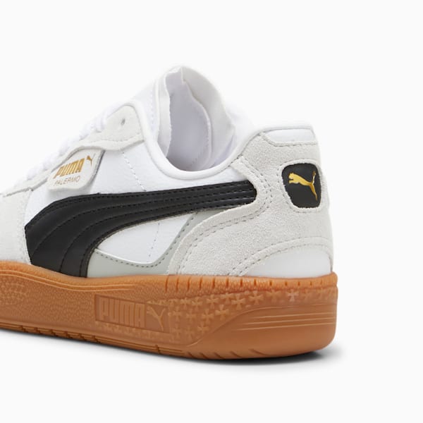 Tenis Palermo Moda juvenil, PUMA White-PUMA Black, extralarge