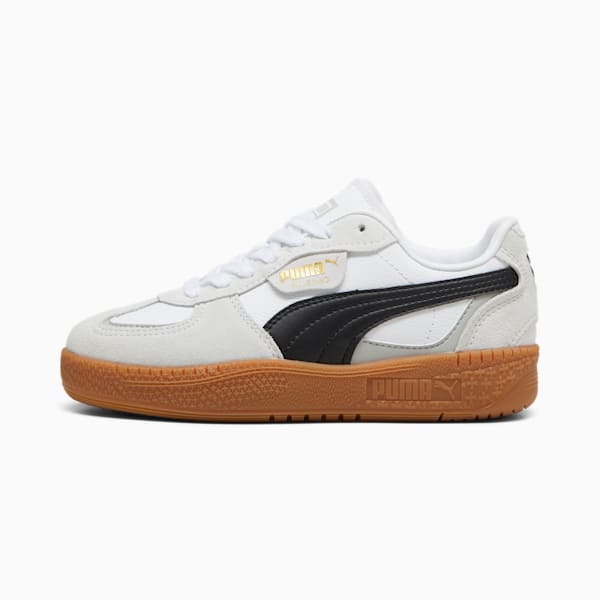 Tenis Palermo Moda juvenil, PUMA White-PUMA Black, extralarge