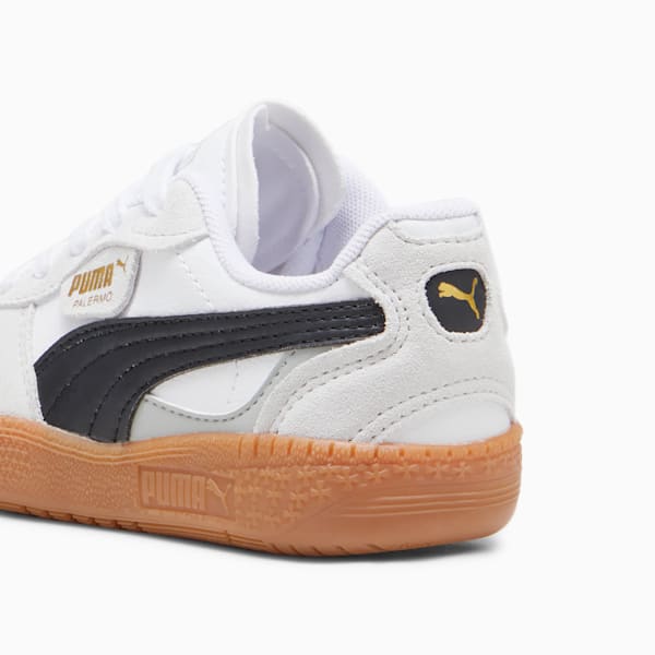 Tenis Palermo Moda para niñas, PUMA White-PUMA Black, extralarge
