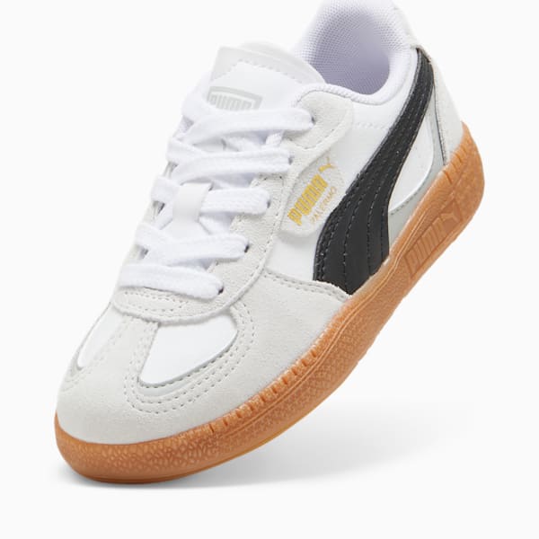 Tenis Palermo Moda para niñas, PUMA White-PUMA Black, extralarge