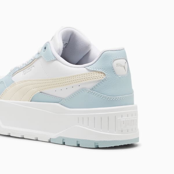 Karmen II IDOL Big Kids' Sneakers, PUMA White-Alpine Snow-Frosted Dew, extralarge
